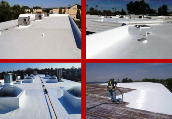 Application of 3 Coats of Elastomeric Coating